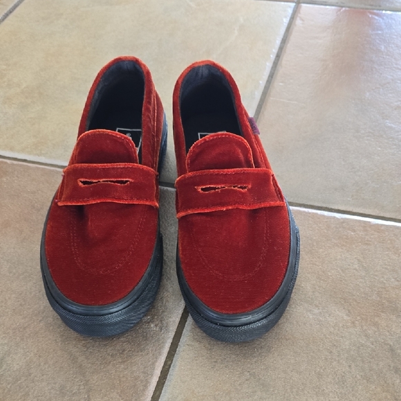 Vans Shoes - Vans Red Loafers Sz Us Women 6 Mens 4.5